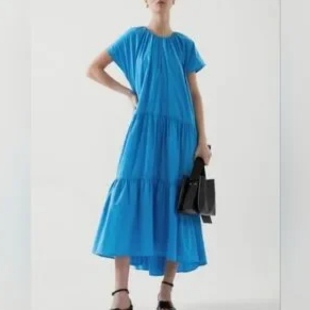 COS Tiered A-Line Maxi Dress. Size 14